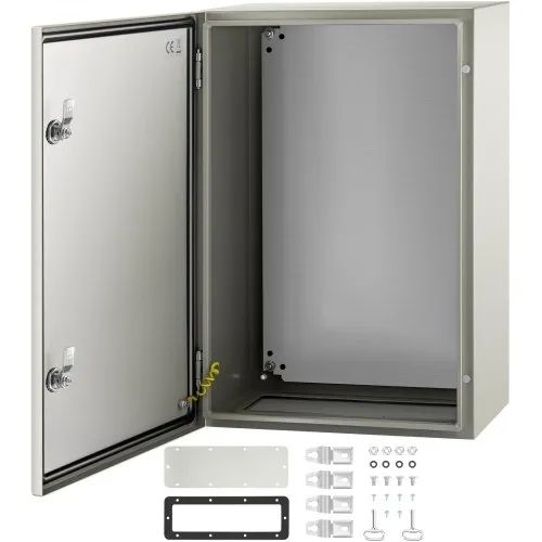 NEMA Steel Enclosure, 60x40x25 cm NEMA 4X Steel Electrical Box, IP66 Waterproof & Dustproof, Outdoor/Indoor Electrical Junction Box