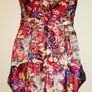 Uttam Boutique Red Floral Dress Size 8/10 Image 2