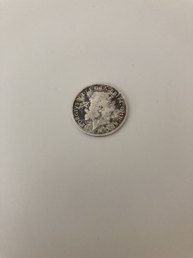 English six pence 1914