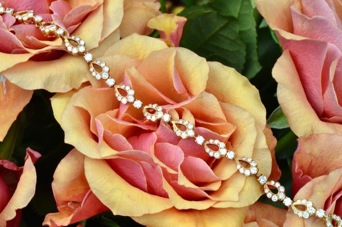 Vintage 2.4ct Diamond Bracelet - 18ct Rose Gold