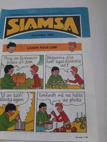 Vintage Folens Siamsa magazine 1984 English/Gaeilge