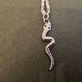 Sliver necklase - chain and silver ring snake Image 7