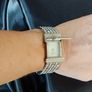 Stunning Dolce &Gabbana diamonte watch with face flap. Image 4