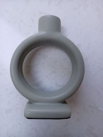 JYSK porcelin candlestick holder green