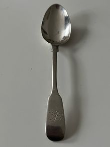 1833 Georgian Sterling Silver Teaspoon fiddle pattern