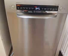 Bosch Series 4 Silence plus freestanding dish washer in stainless steel finish