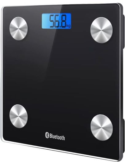 Bluetooth Body Fat Scale Digital Bathroom Scales iOS Android app Wireless Body Composition Monitor for Body Weight Body Fat, BMI, Water, Muscle Mass Bone (FREE POSTAGE)