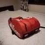 Wilson Tour Thermo Guard Tennis Racket Bag  3 Compartment  Red/Black Image 2