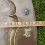 Antique Large 34"  Eastern Brass Tray Table Top Handmade Image 3
