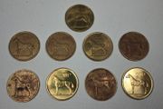Collection of irish 1980s 20p coins