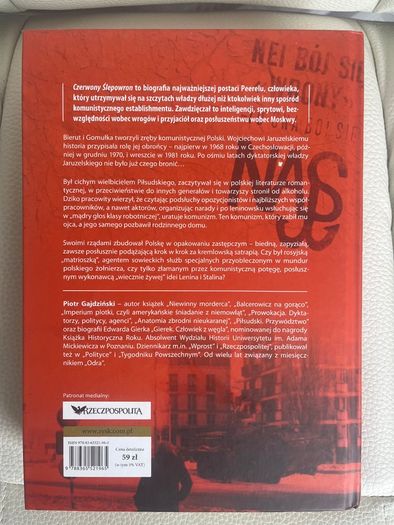 ksiazka Czerwony Slepowron Biografia Wojciecha Jaruzelskiego Twarda Oprawa