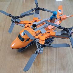 Lego Helicopter Set with mini figure