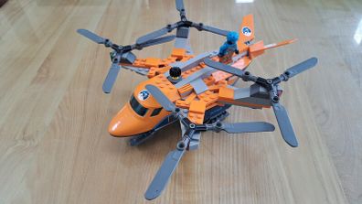Lego Helicopter Set with mini figure