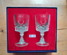 Boxed Vintage Dublin Millennium 1988 Glasses - Dublin Crystal