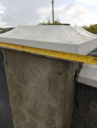 Concrete wall cappings