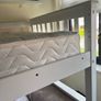 Single bed, white solid wood frame Image 5