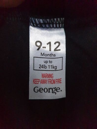 Halloween onesie 9-12 months
