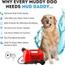 8 Litre Portable Pet Washing Device | Muddy Walks | Pet Cleaning | Grooming | Red Image 3