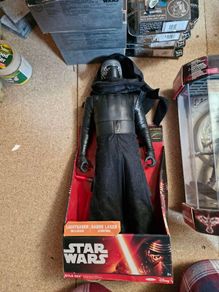 star wars 18 inch Kylo Ren figure with lightsaber