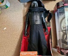 star wars 18 inch Kylo Ren figure with lightsaber