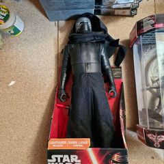 star wars 18 inch Kylo Ren figure with lightsaber