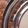 hubcaps wheel covers trims mercedes vintage chrome 14" Image 7