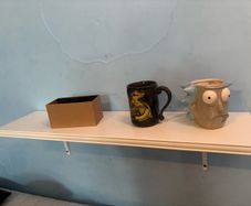 White Wooden Wall Shelf