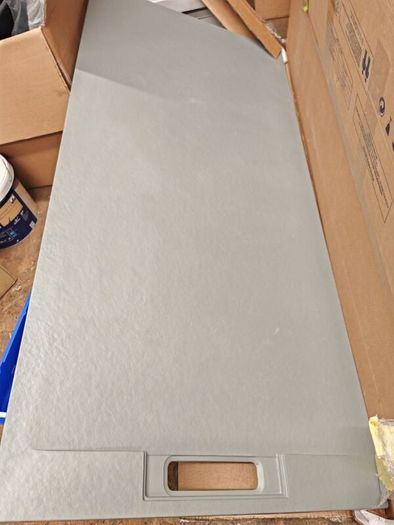 shower slate tray