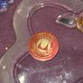 German made Walther Glass  Heart Shaped Trinket Bowl Image 5
