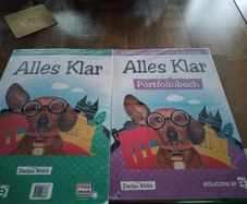Junior cert German books Allez Klara text book+ workbook+cds