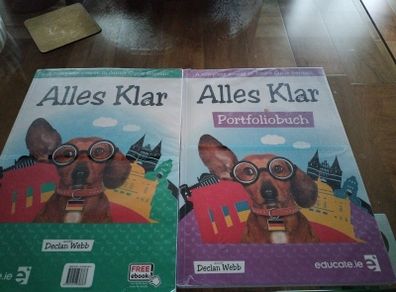 Junior cert German books Allez Klara text book+ workbook+cds