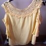 Yellow Cold shoulder Top BNWT Image 4