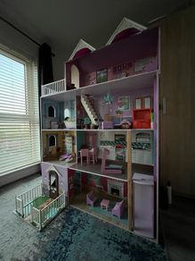 Wooden doll house