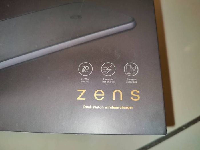 Zens Dual and Watch Aluminium Magnetic Wireless Charger