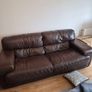Italian Leather 3 Seater & 2 Seater Sofas Image 5