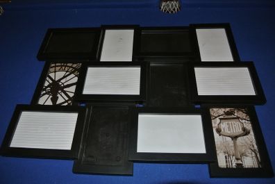Picture Frame - Holds Twelve Pictures