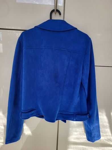 Blue Suedette Jacket