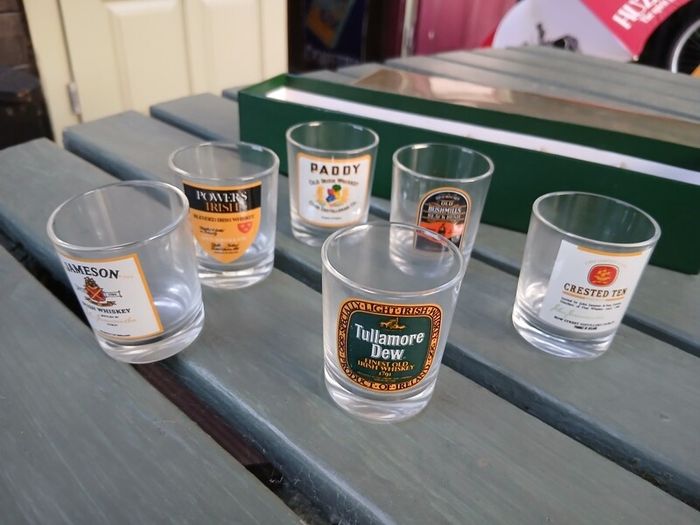 Irish Whiskey shot glasses