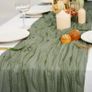 Sage green tablecloth Image 2