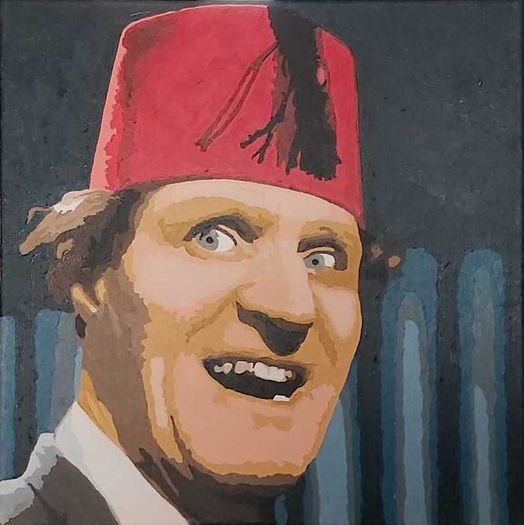 Tommy Cooper Painting