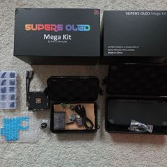New SUPER5 OLED Touch / SUPER5 HDMI Black Mega Upgrade Kit by RetroRemake Taki Udon