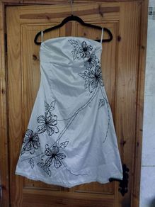 Jane Norman strapless dress (free postage)