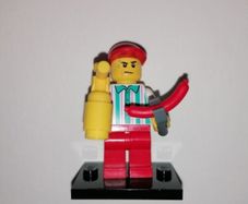 Lego Minifigure Hot Dog Vendor