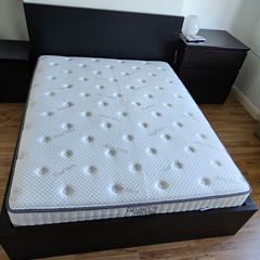 king-size IKEA Malm bed incl mattress