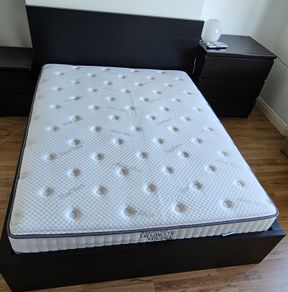 king-size IKEA Malm bed incl mattress