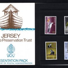 1971 Jersey Wildlife Preservation Trust Commemorative Stamps Presentation Pack
