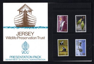 1971 Jersey Wildlife Preservation Trust Commemorative Stamps Presentation Pack