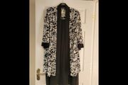 Black and white dress and jacket
