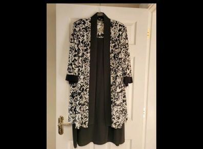 Black and white dress and jacket