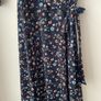 Monteau navy print belted dress size 10 - new Image 2